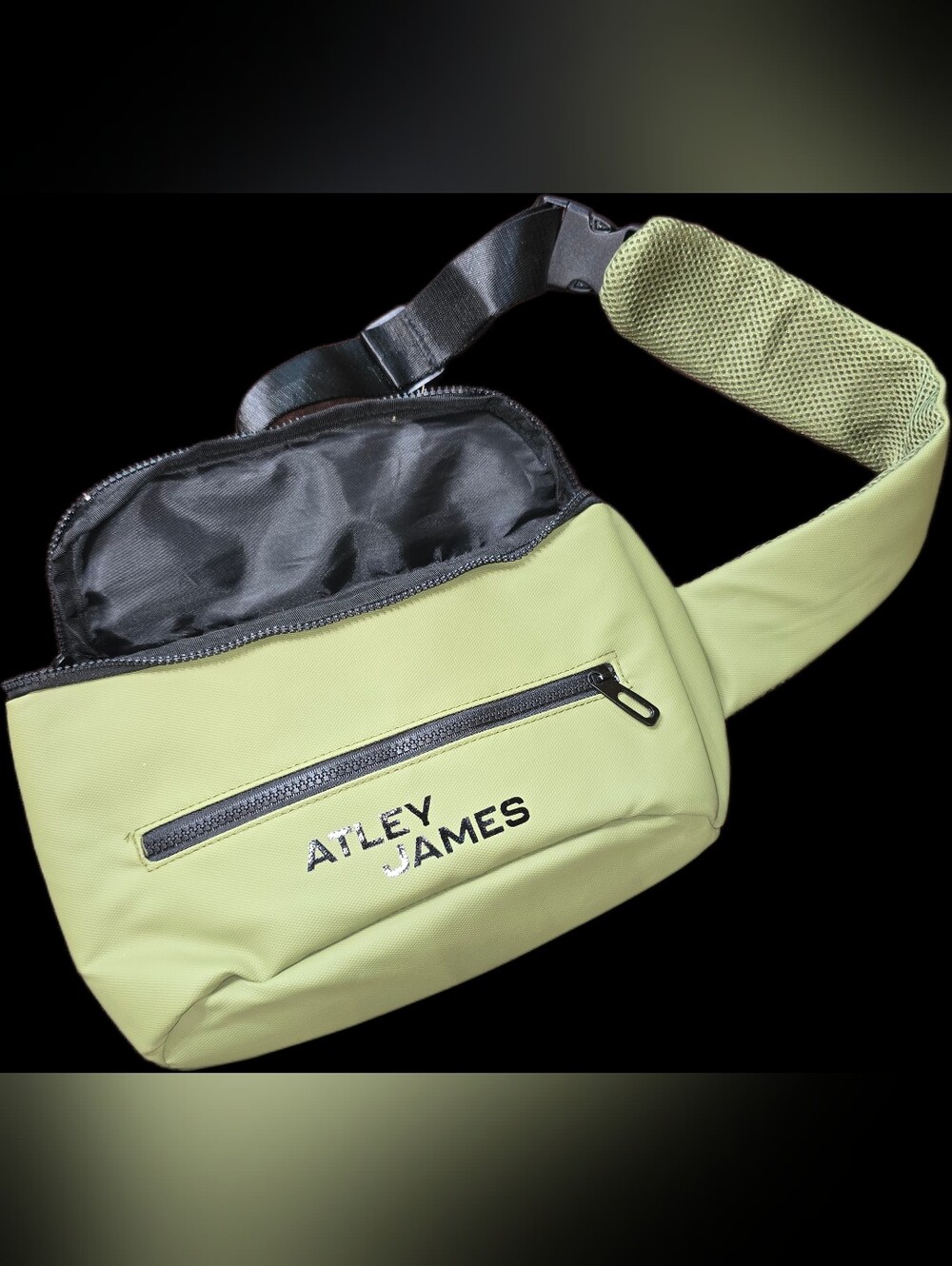 Olive Green Atley James Belt Bag - Hands-Free Crossbody